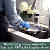 All-Clad D5 5-Ply Stainless Steel Sauce Pan 3 Quart Induction Oven Broiler Safe 600F Pots and Pans, Cookware Silver